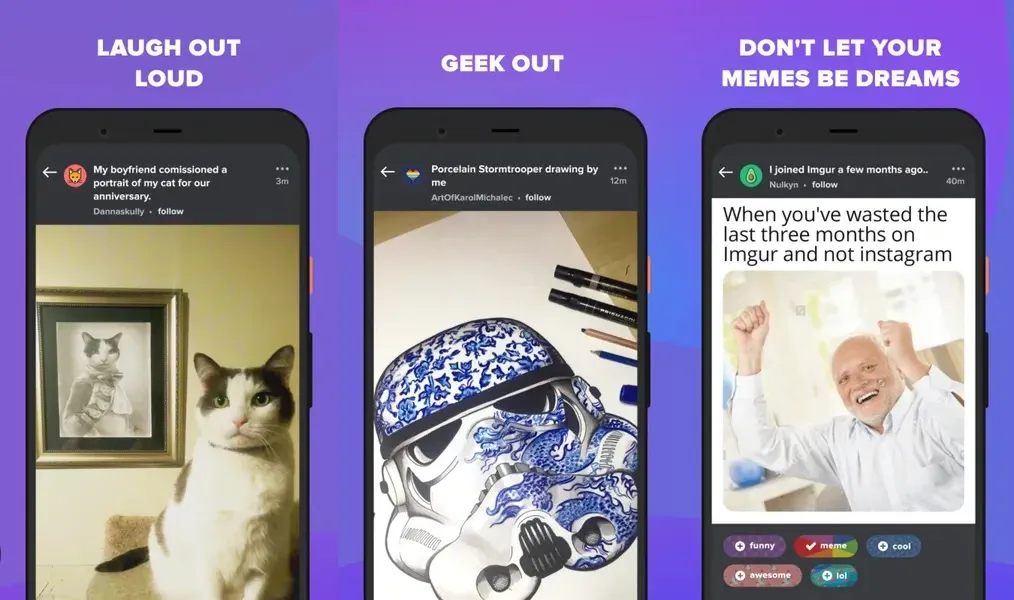Imgur — платформа для просмотра популярных онлайн-мемов