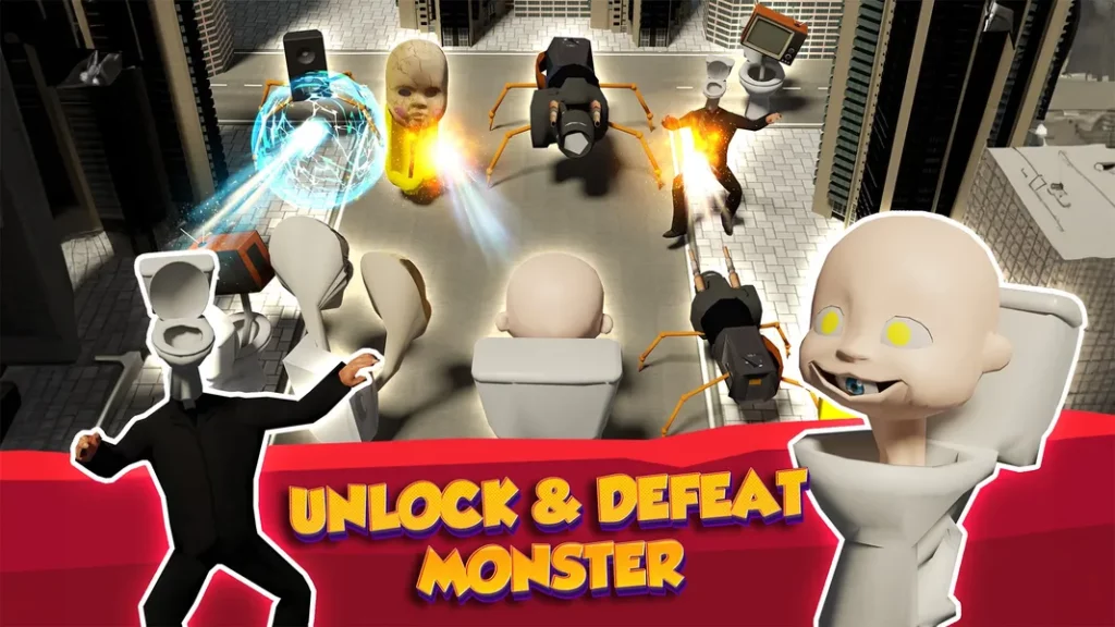Используйте стратегию и управление в игре Merge Sink: Battle Master