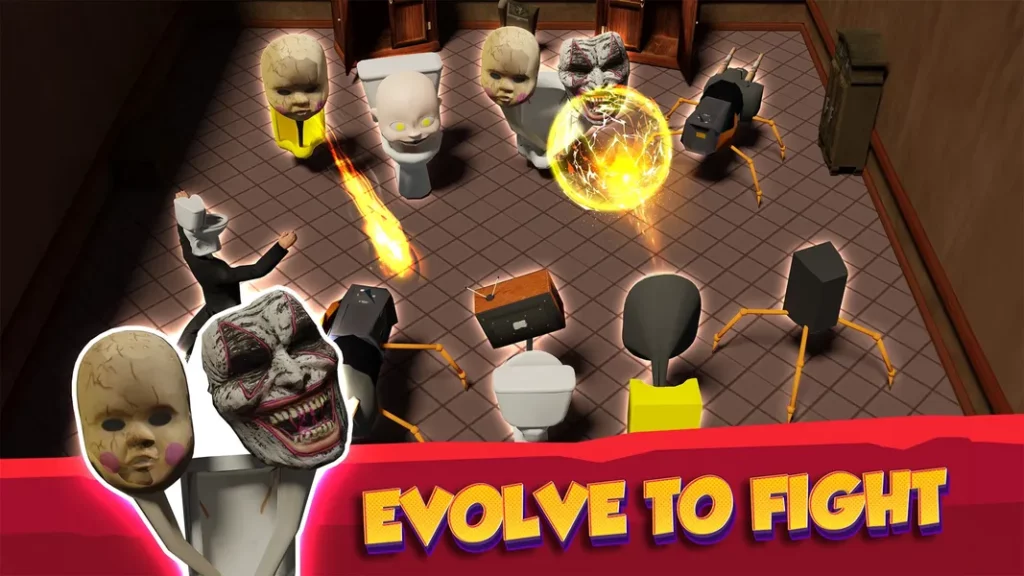 Проходи уровень за уровнем в игре Merge Sink: Battle Master