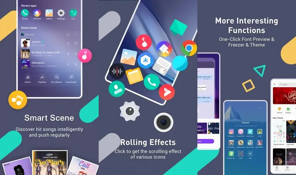 XOS Launcher — приложение, поддерживающее персонализацию интерфейса