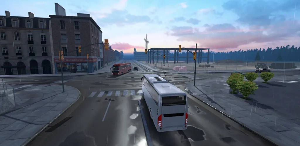 Красивая 3D-графика в игре Bus Simulator : Extreme Roads