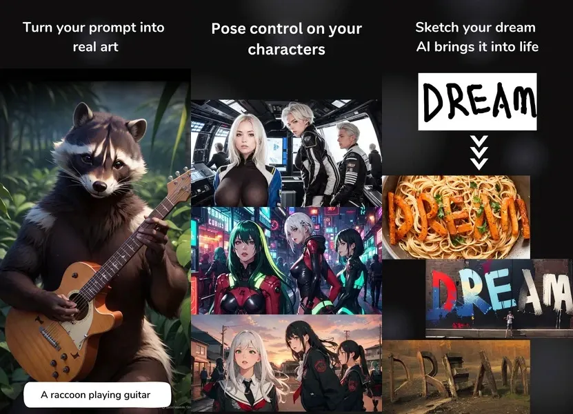 Dreamerland — приложение для создания изображений с помощью входных текстовых данных