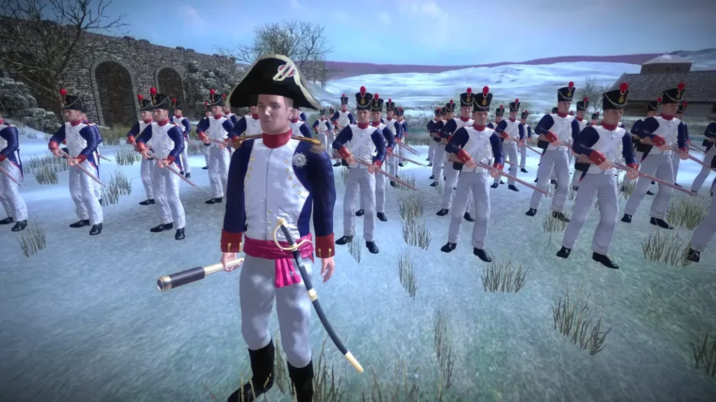 Красиво воспроизведенная 3D-графика в игре Muskets of Europe : Napoleon