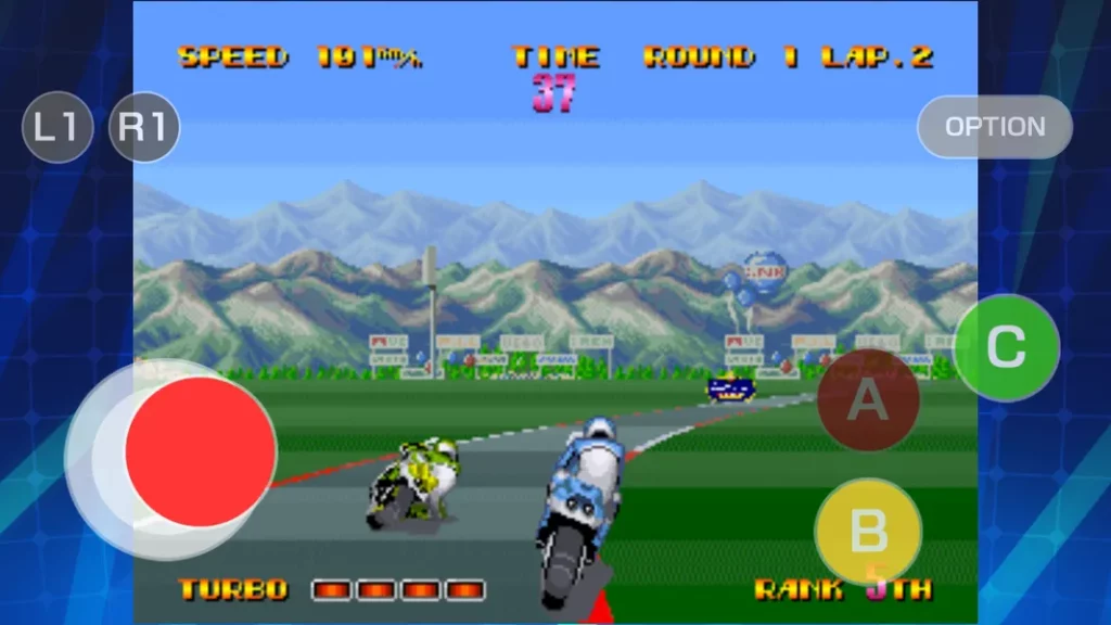 RIDING HERO ACA NEOGEO – классическая соревновательная гоночная игра