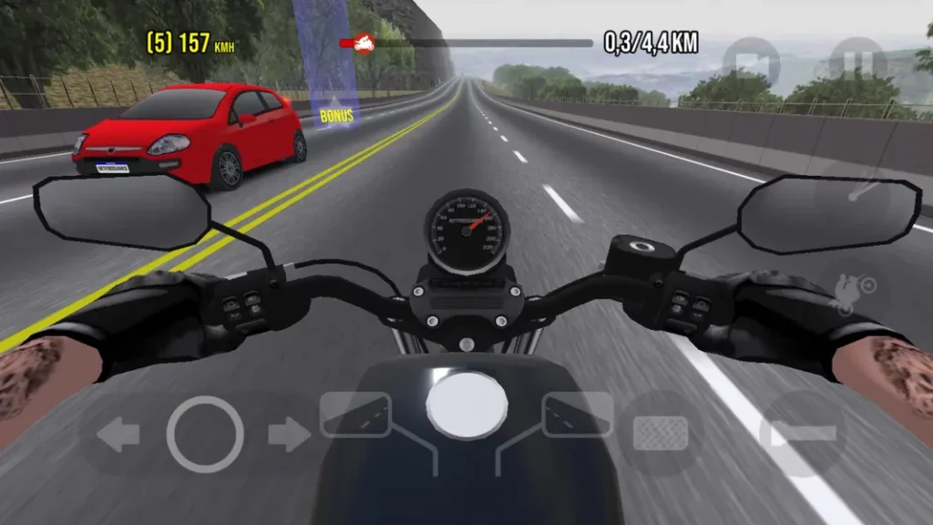 Traffic Motos 3 - большое разнообразие транспортных средств