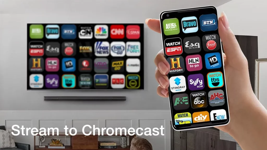 TV Cast for Chromecast — приложение, поддерживающее трансляцию контента на Chromecast TV