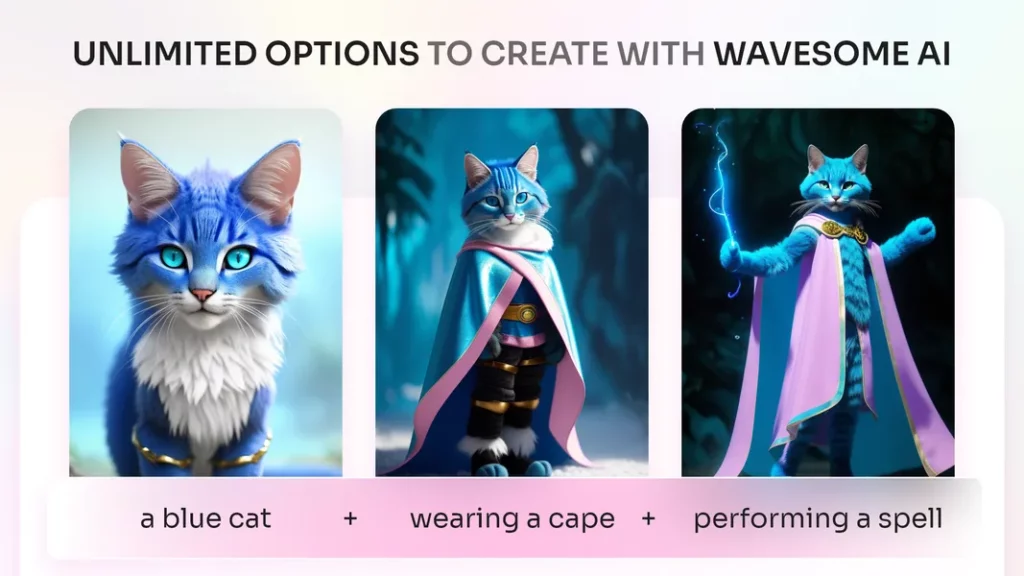 Wavesome.AI Image Generator — приложение, поддерживающее создание иллюстраций с использованием ИИ