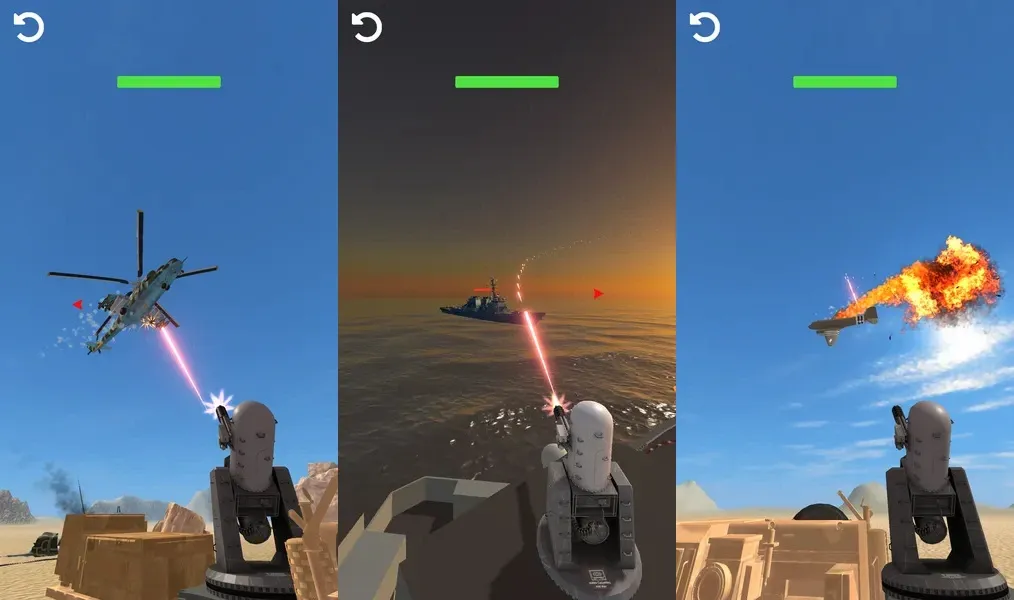 Защитите небо в игре Airborne Attack