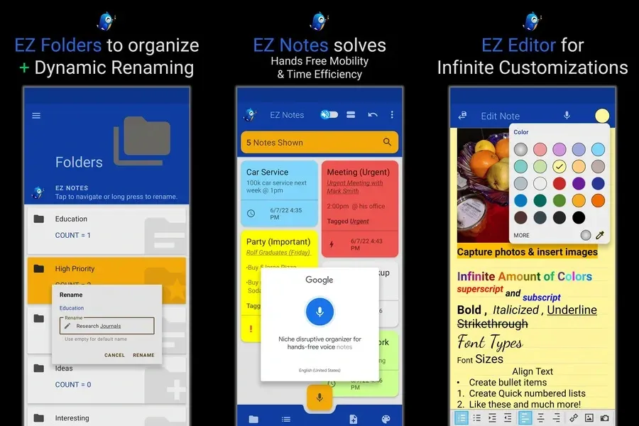 EZ Notes - убедитесь, что ваши заметки в безопасности