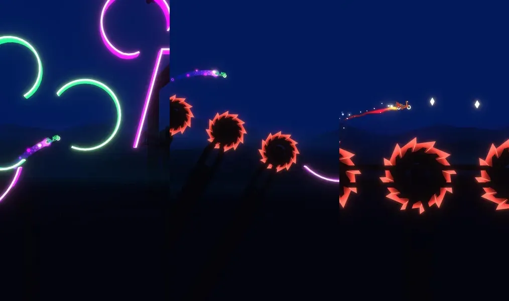 Захватывающий геймплей в игре Rider Worlds