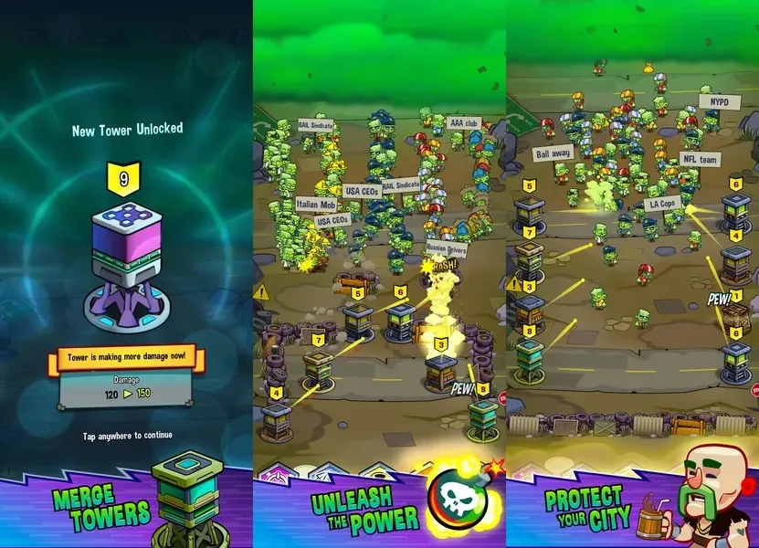 Zombie Nations — казуальная игра, предлагающая сражения с зомби