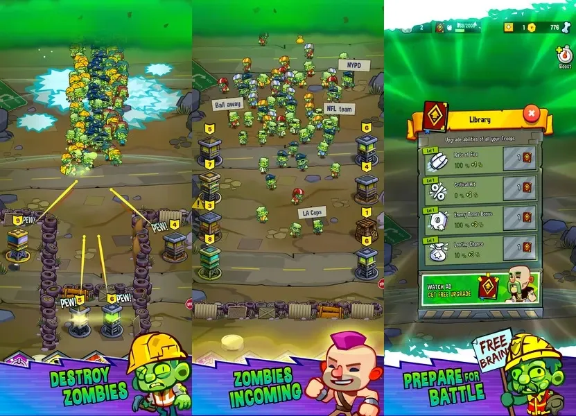 Уникальная 2D-графика в игре Zombie Survival Game