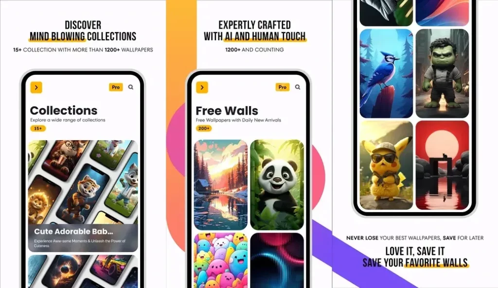 Ai Wallpapers : WallArt - интерфейс дизайна в стиле материала