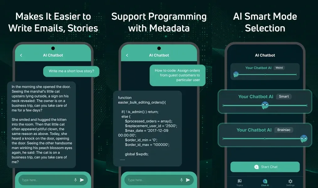 Chat AI: AI Chatbot App — приложение Chatbot, созданное на основе GPT-3.5 и GPT-4