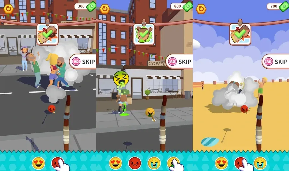 Emoji Archer – казуальная игра, позволяющая игрокам управлять эмоциями людей