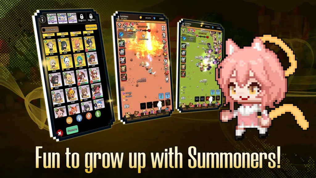Графика и интерфейс в игре Legend Summoners
