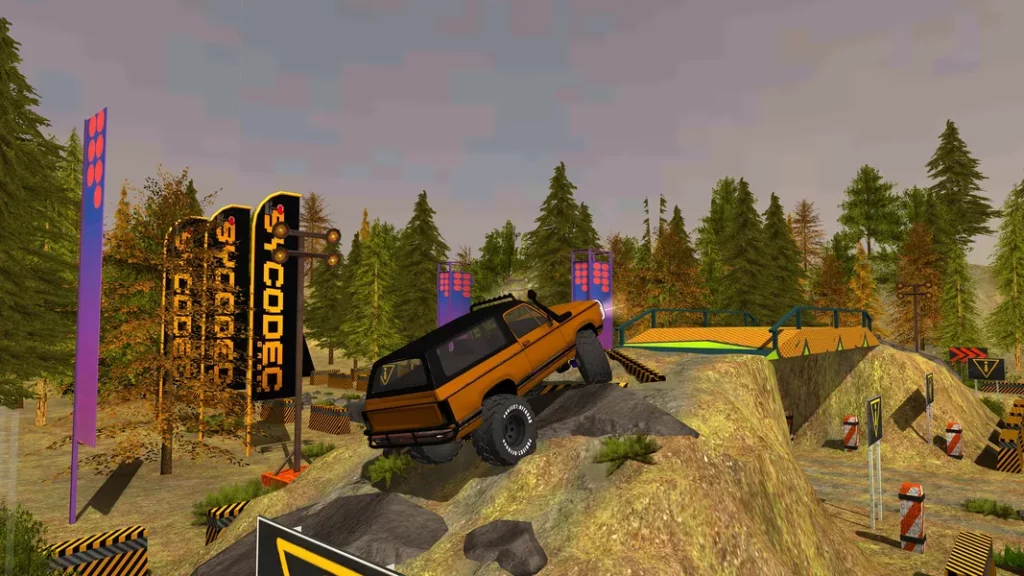 Множество уровней в игре Project Offroad 3