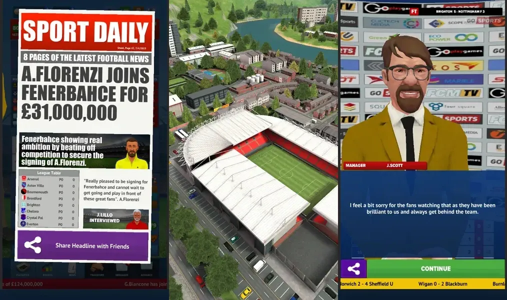 Редактор контента в игре Soccer Club Management 2024