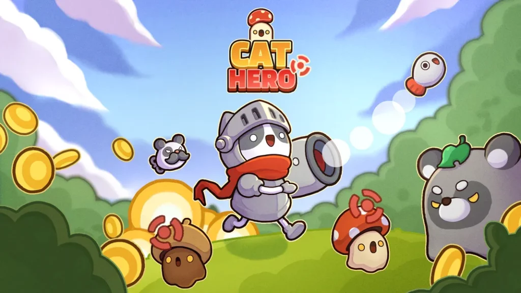 Cat Hero – ролевая игра, позволяющая участвовать в боях с котами-героями