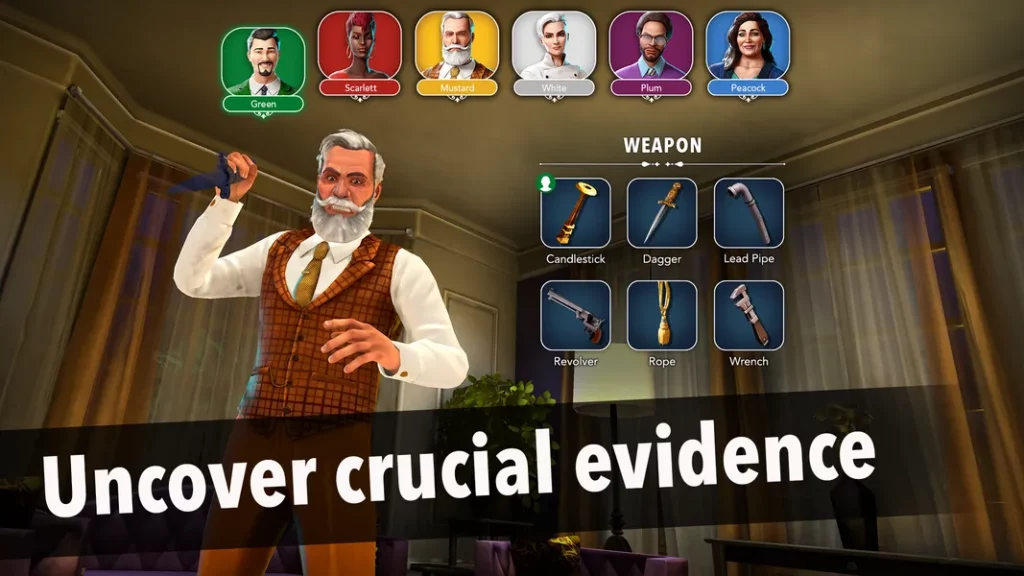 Интригующий сюжет в игре Cluedo 2023 Edition