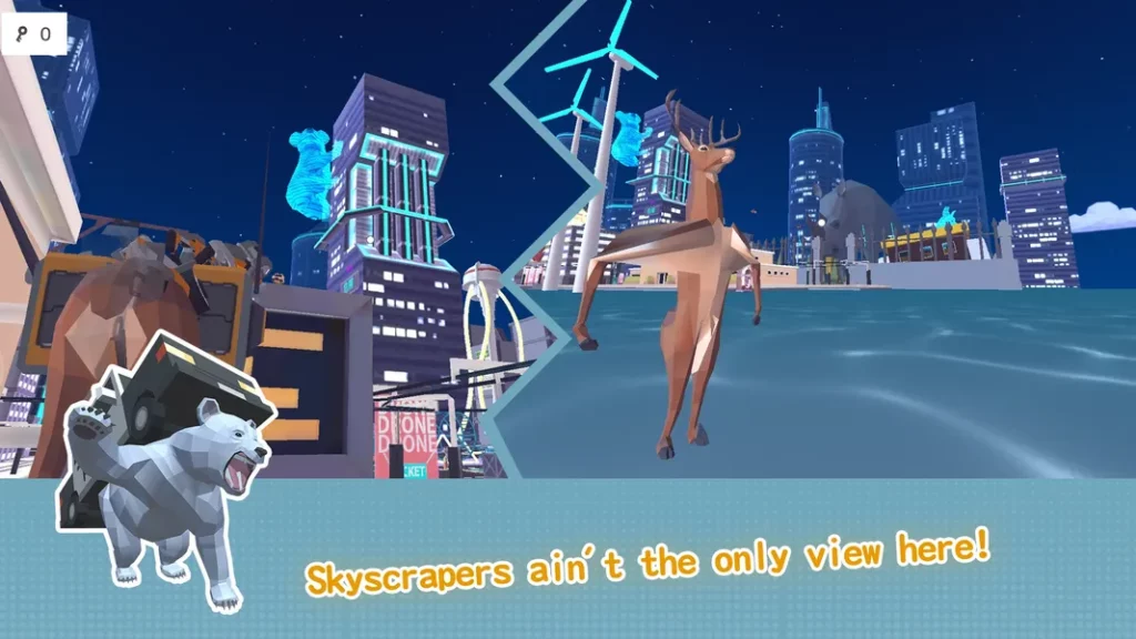 Исследуйте окружающий мир в игре DEEEER Simulator