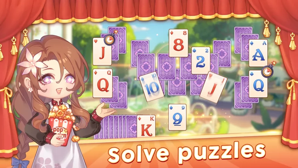 Выразите свое творчество в игре Kawaii Theater Solitaire