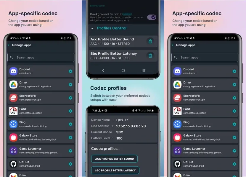Bluetooth Codec Changer – улучшите звук вашей Bluetooth-гарнитуры