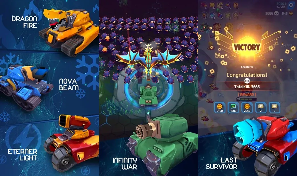 Cyber ​​Tank: Last Survivor – игра-стрелялка из танков, вдохновленная постапокалиптическим миром