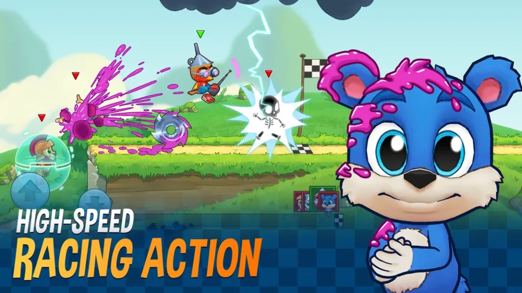 Выберите подходящего персонажа и наряд в игре Fun Run 4