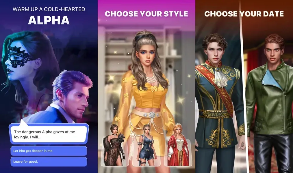 Выберите свой любимый стиль моды в игре GoStory