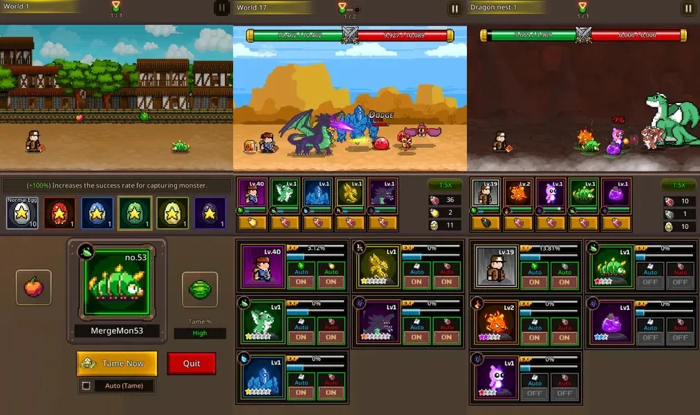 Grow Pixelmon Master – эта веселая игра, в которой можно ловить, собирать и обучать Пиксельмонов