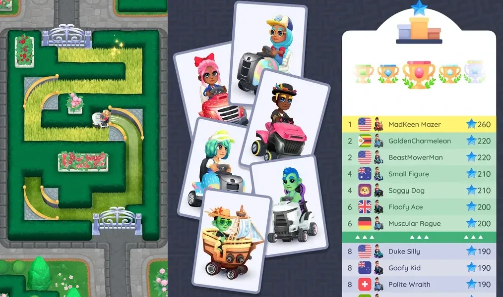 Графика и звук в игре Mowing Mazes