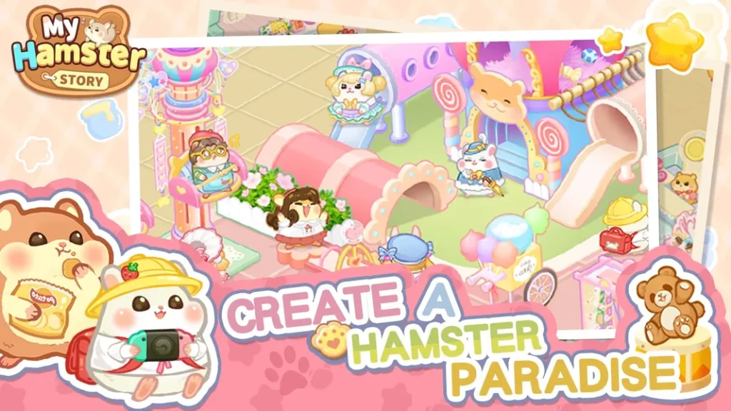 My Hamster Story – казуальная игра, предлагающая возможность управлять торговым центром
