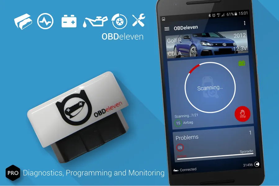 OBDeleven Car Diagnostics – контроля всей информации об автомобиле
