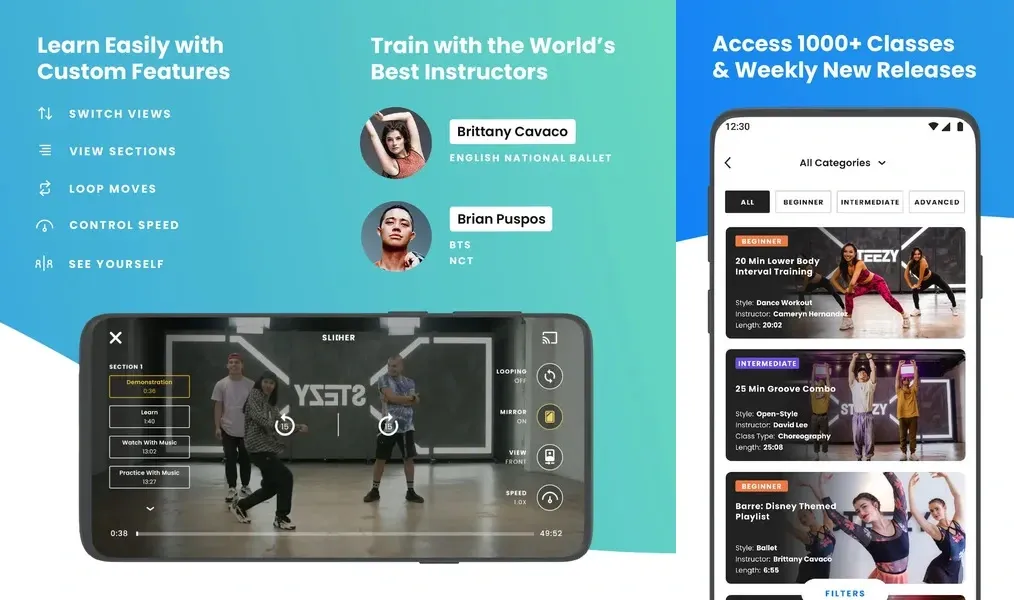 STEEZY – танцевальная студия в вашем телефоне