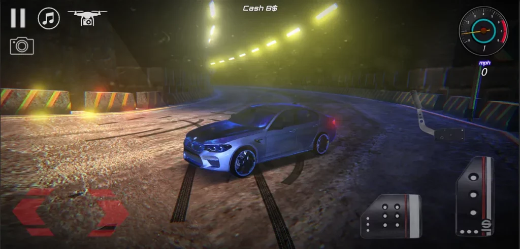 Исследуйте разнообразные гоночные карты в игре Takata Drift JDM