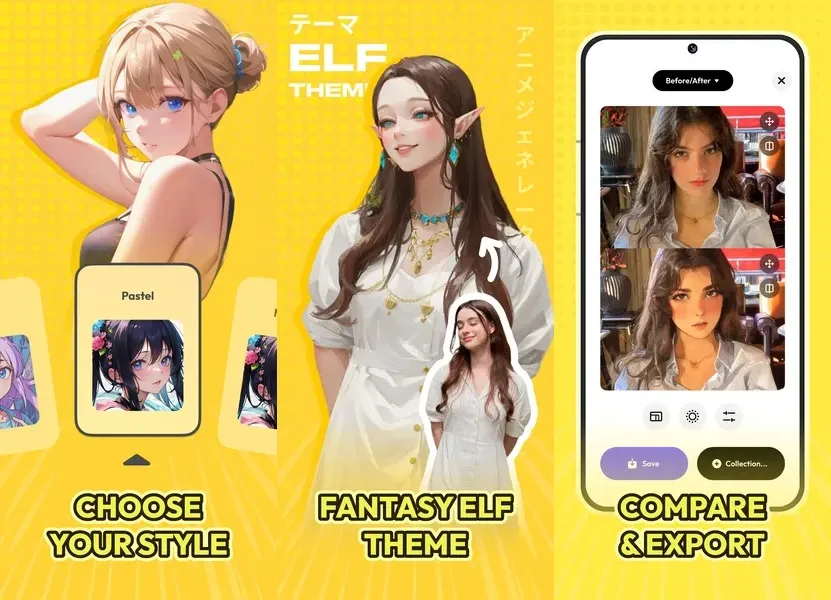 Приложение AI Anime Filter можно использовать для многих целей