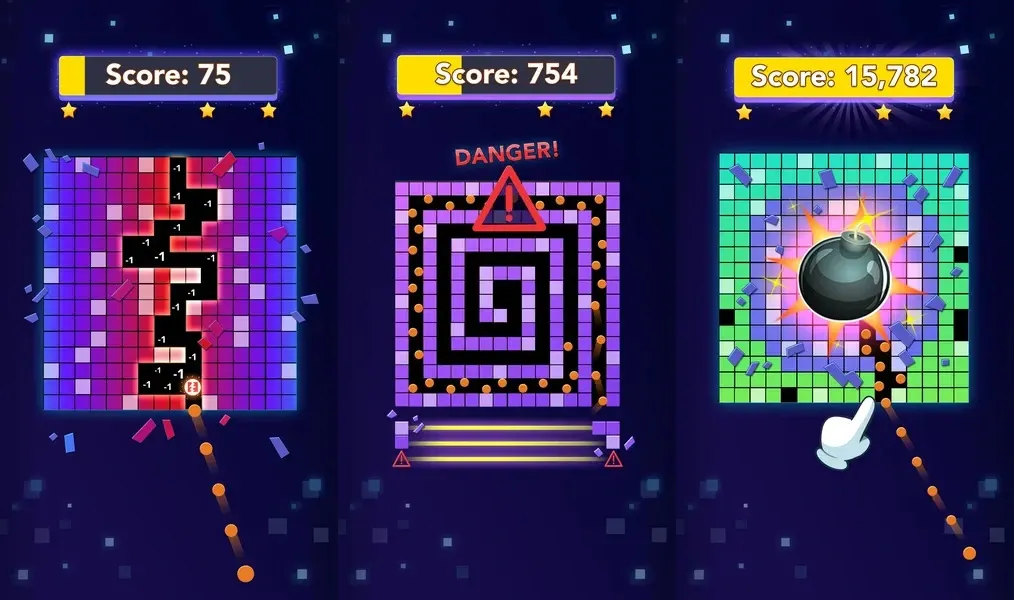 Bricks n Balls - простая игра для людей, которые любят бросать вызов своему интеллекту