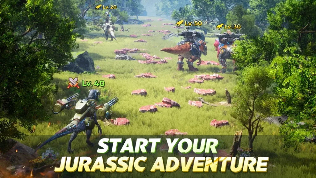 Битва за ресурсы в игре Clash of Dinos