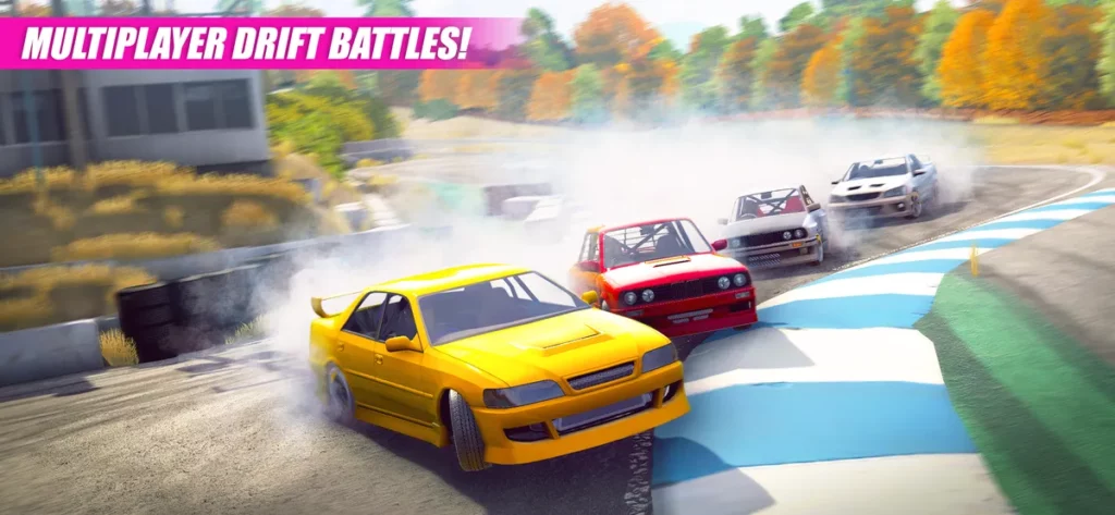 Встреча с известными гонщиками в игре Drift Runner
