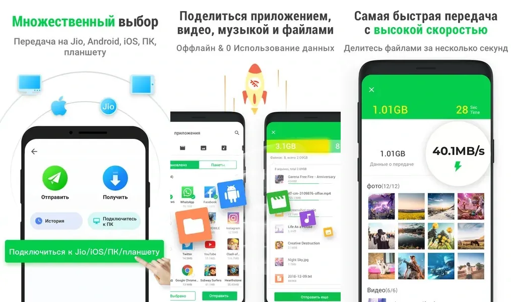 Автономная передача файлов в InShare
