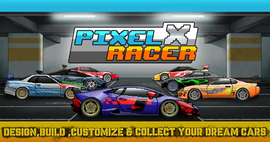 Pixel X Racer – горизонтальные гонки с классической графикой
