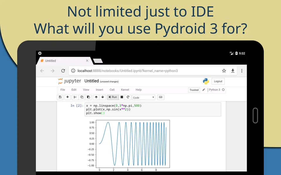 Pydroid 3 - дружественный интерфейс для программистов