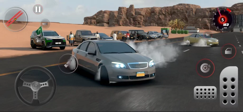 Первоклассная графика в игре Drift life