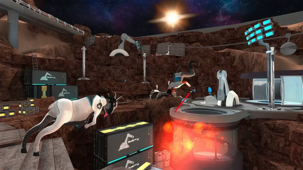 Goat Simulator Waste of Space - уникальное приключение козла в открытом космосе
