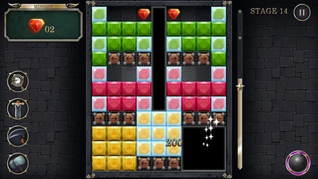 Геймплей в Jewelry Pop Puzzle