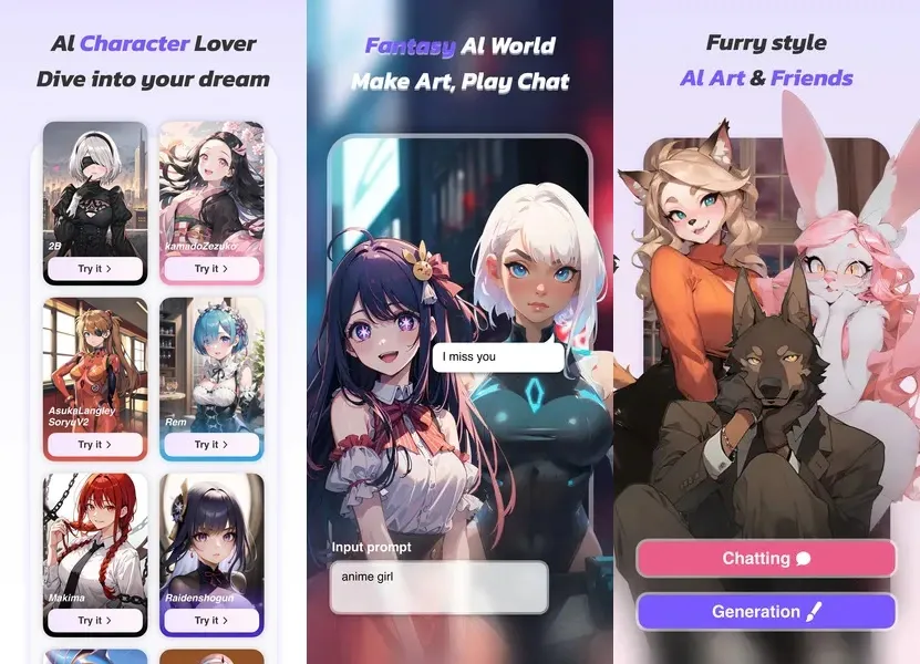 Удобное сохранение и совместное использование в приложении Anime Art