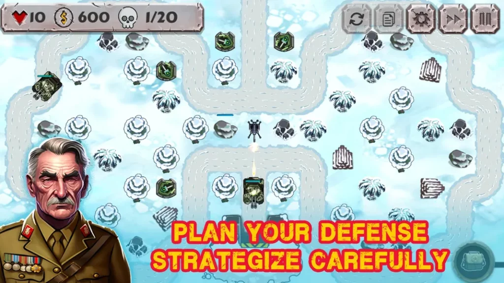 Плюсы игры Tower Defense: Battle Strategy
