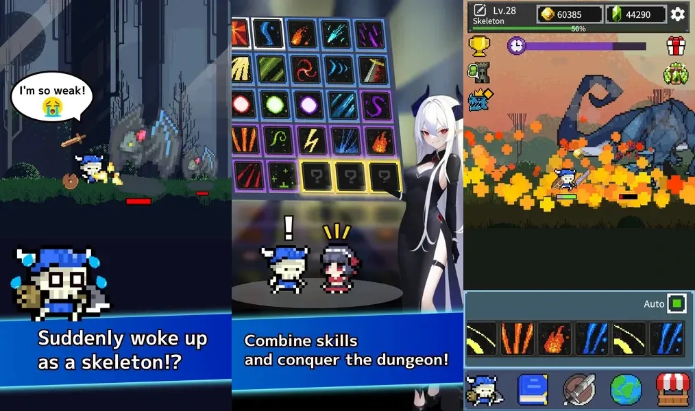 Предыстория игры Idle Skeleton