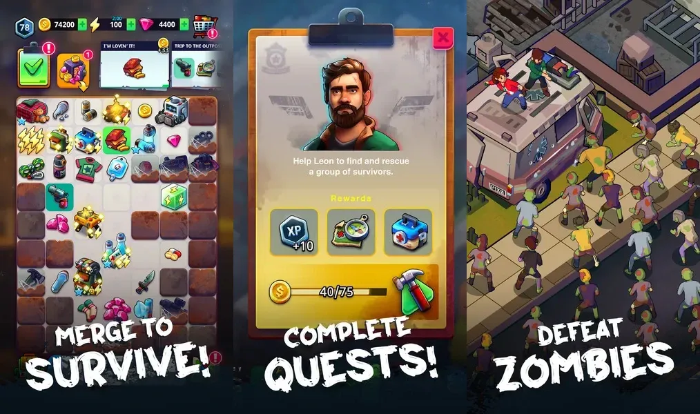 Исследуйте тайны в игре Merge 2 Survive